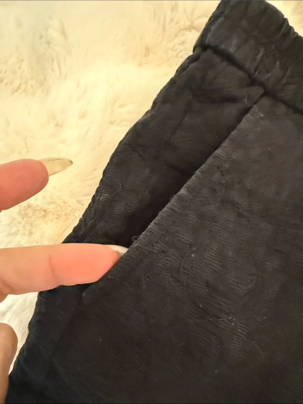 J. Crew Black Textured Elastic-Waist Athletic Shorts